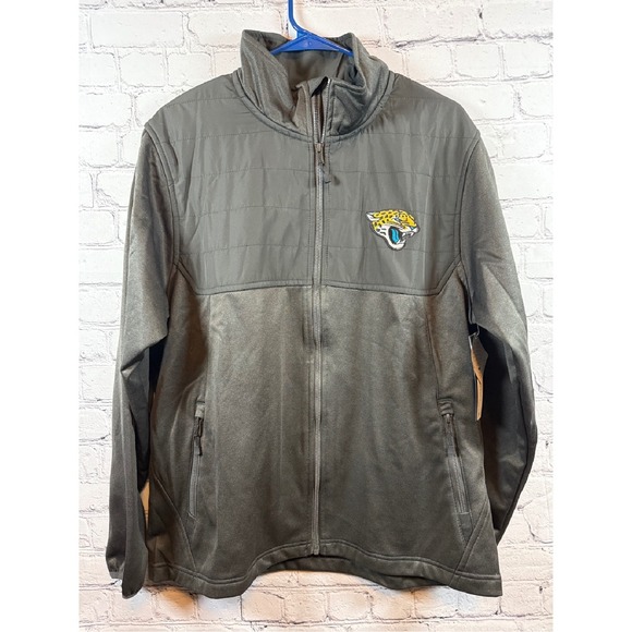 Dunbrooke Other - Jacksonville Jaguars Full Zip‎ Jacket NFL Football Padded Gray Mens Size M